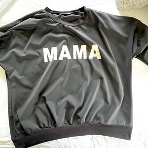 SHEIN CURVE Black light weight hoodie.